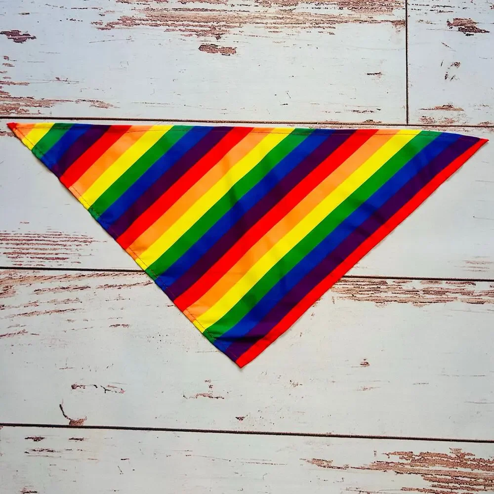 Rainbow Dog Bandana Pride Pet Bandana